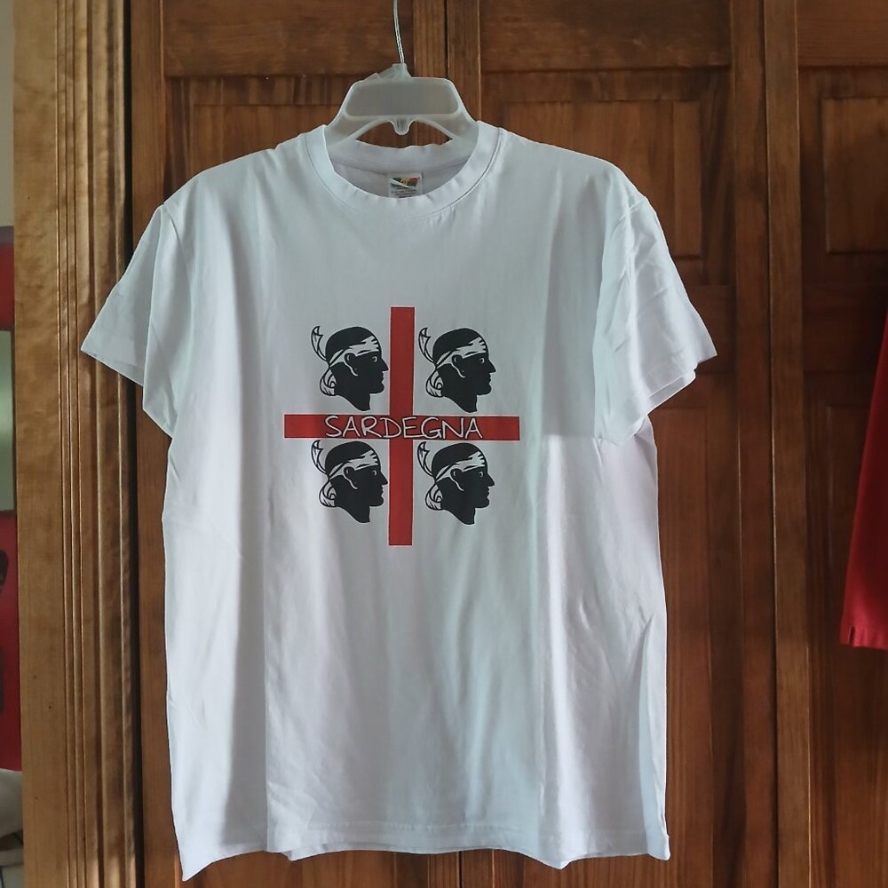 MORE white S/S t-shirt sz L woman's